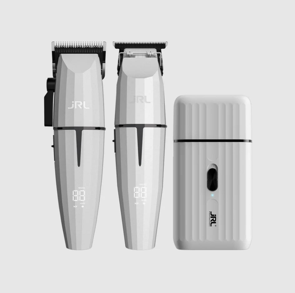 JRL GHOST 2 Limited Edition Set – Clipper, Trimmer & Shaver in Onyx White