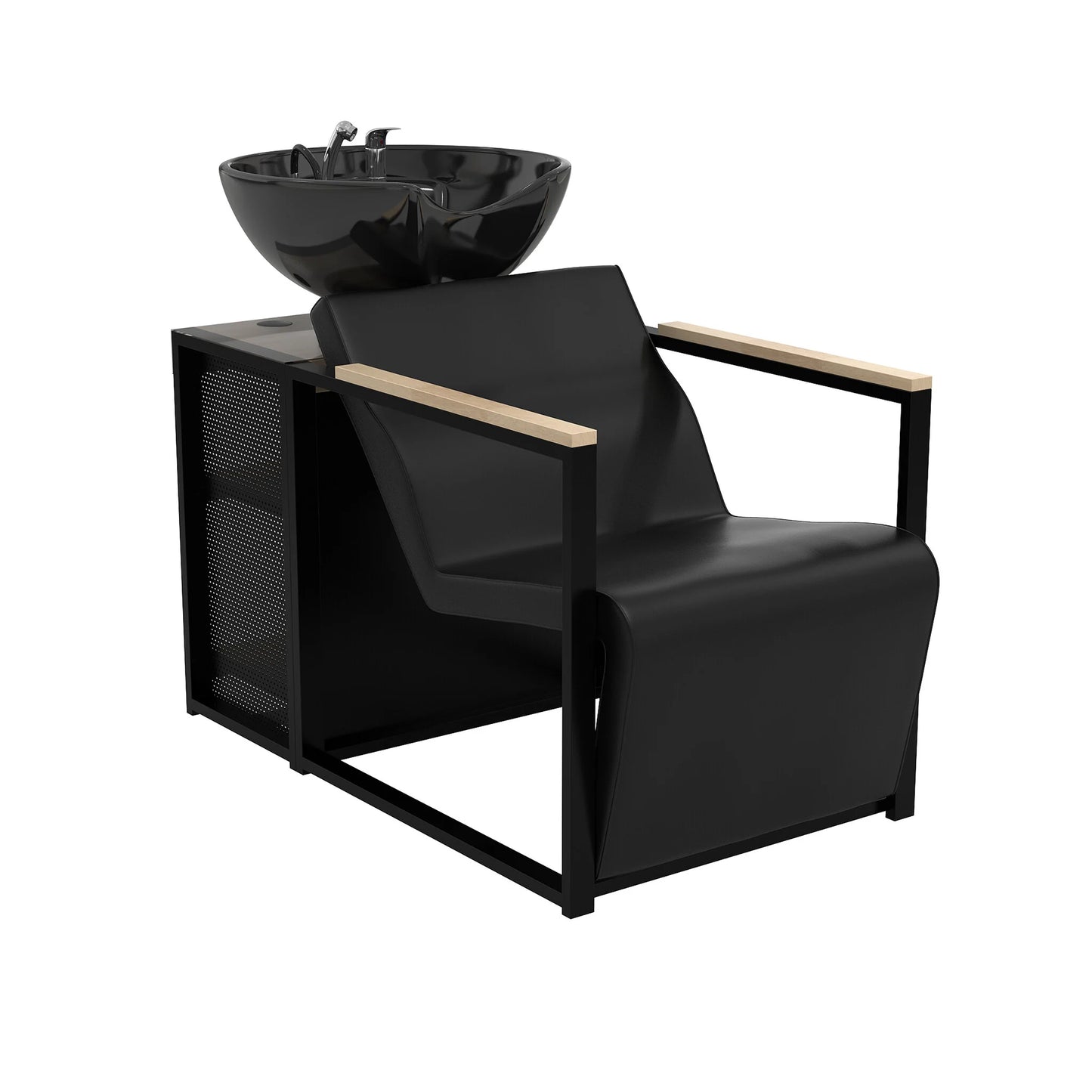 Mirplay Wascheinheit Basil mit weißem Waschbecken