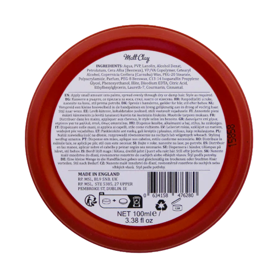 Dapper Dan Matt Clay 100ml - 12 STÜCK