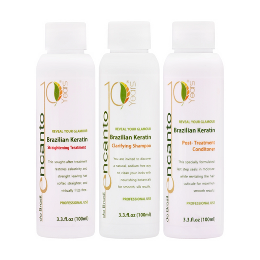 Encanto do Brasil Brazilian Keratin Original Formula Set - 12 Pieces