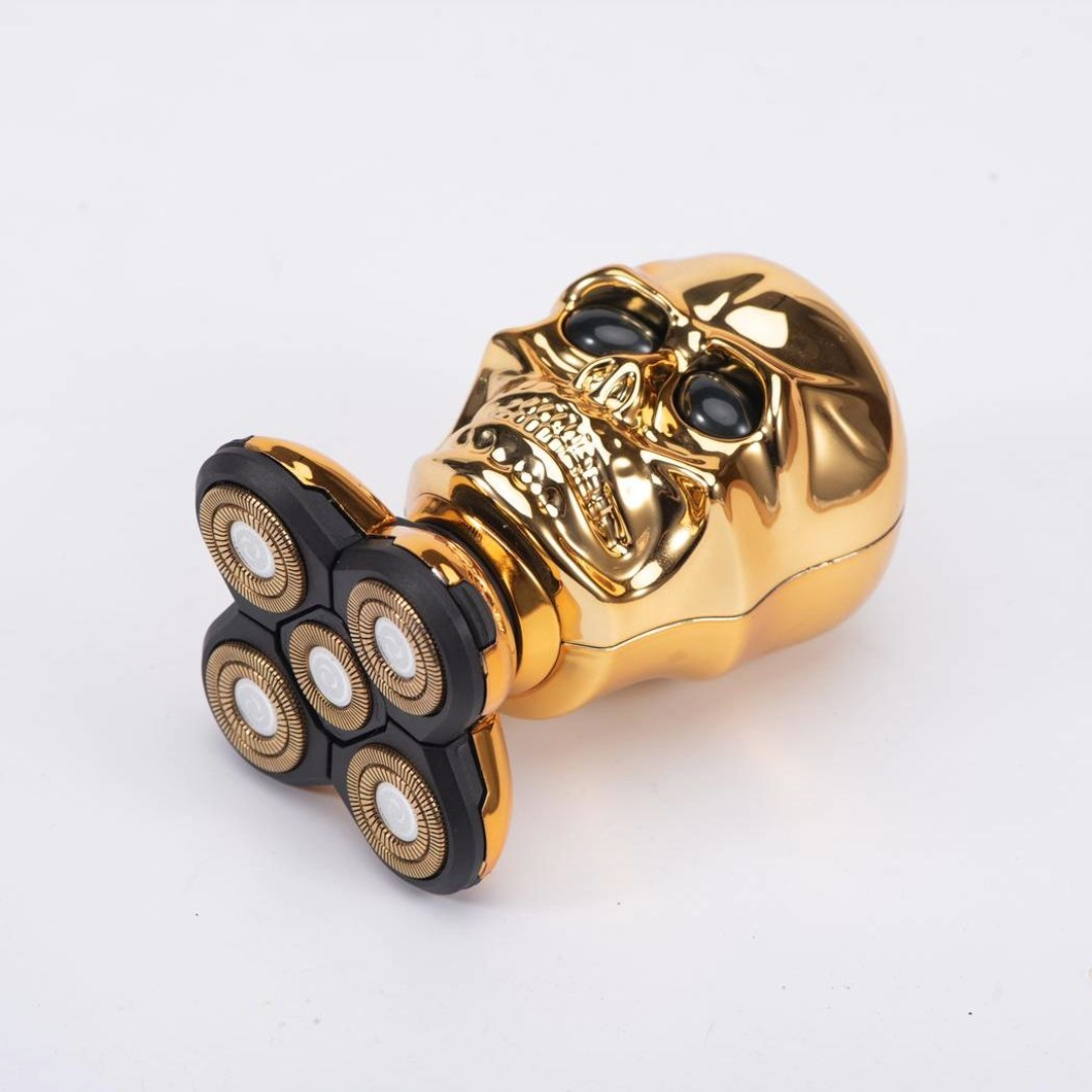 5-in-1 Skull Shaver Goud