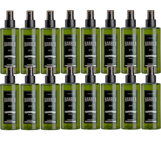 MARMARA BARBER Cologne NO5. Green 250ml Spray Bottle - BOX 16 PIECES