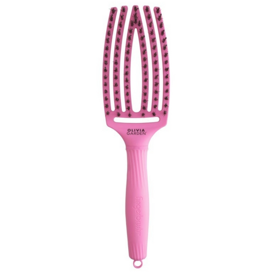 Olivia Garden Fingerbrush Pink Think Feel your boobs- BUBBLE PINK