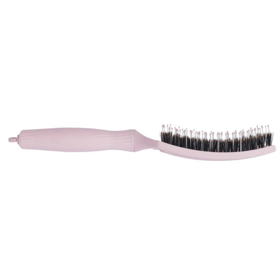 Olivia Garden Vingerborstel PASTEL ROZE - Medium