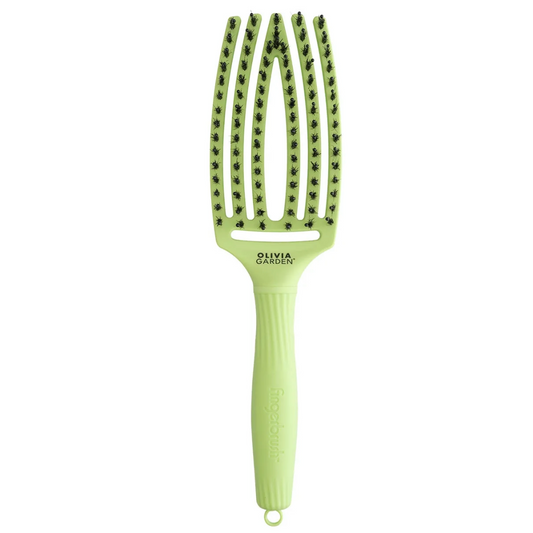 Olivia Garden Finger Brush GREEN PISTACHIO - Medium