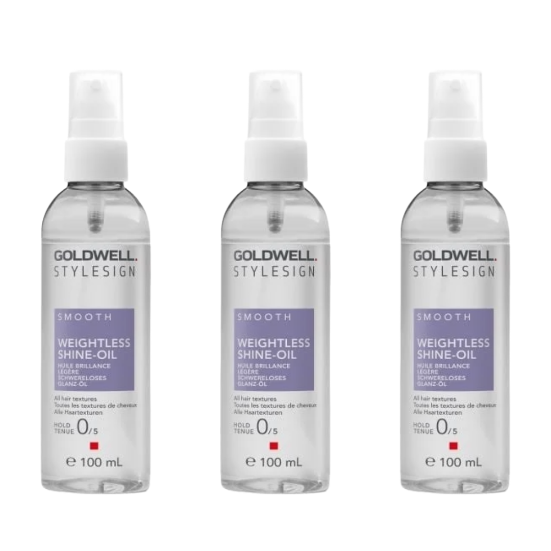 Goldwell STYLESIGN WEIGHTLESS SHINE-OIL 100ML - 3 STÜCK