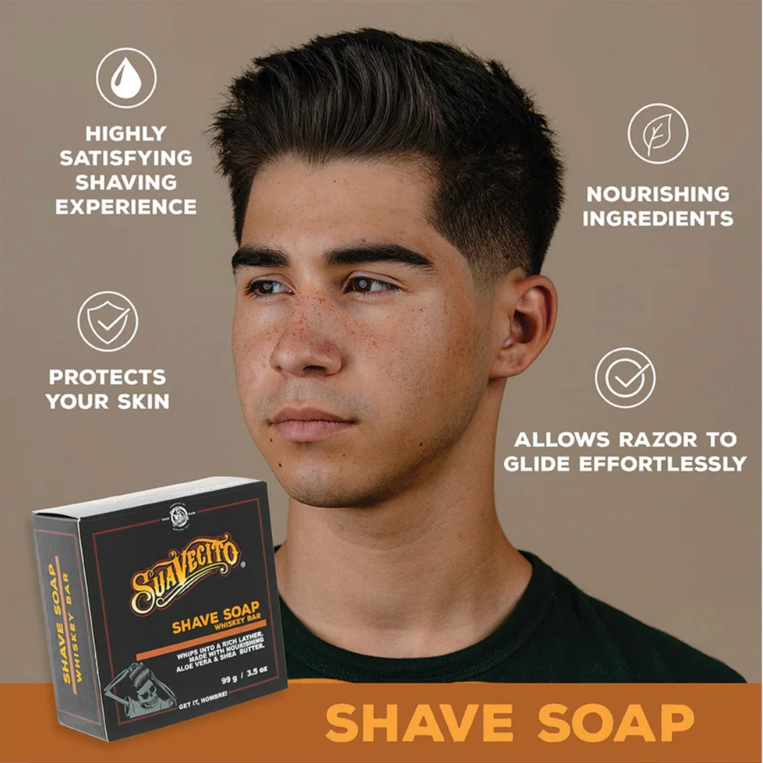Suavecito Rasierseife Whiskey Bar 99gr.