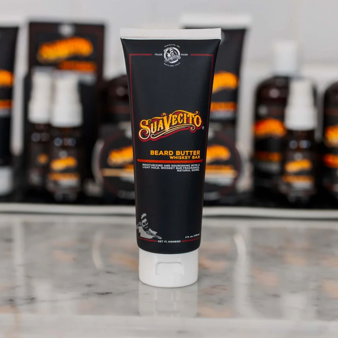 Suavecito Bartbutter-Whiskyriegel, 118 ml