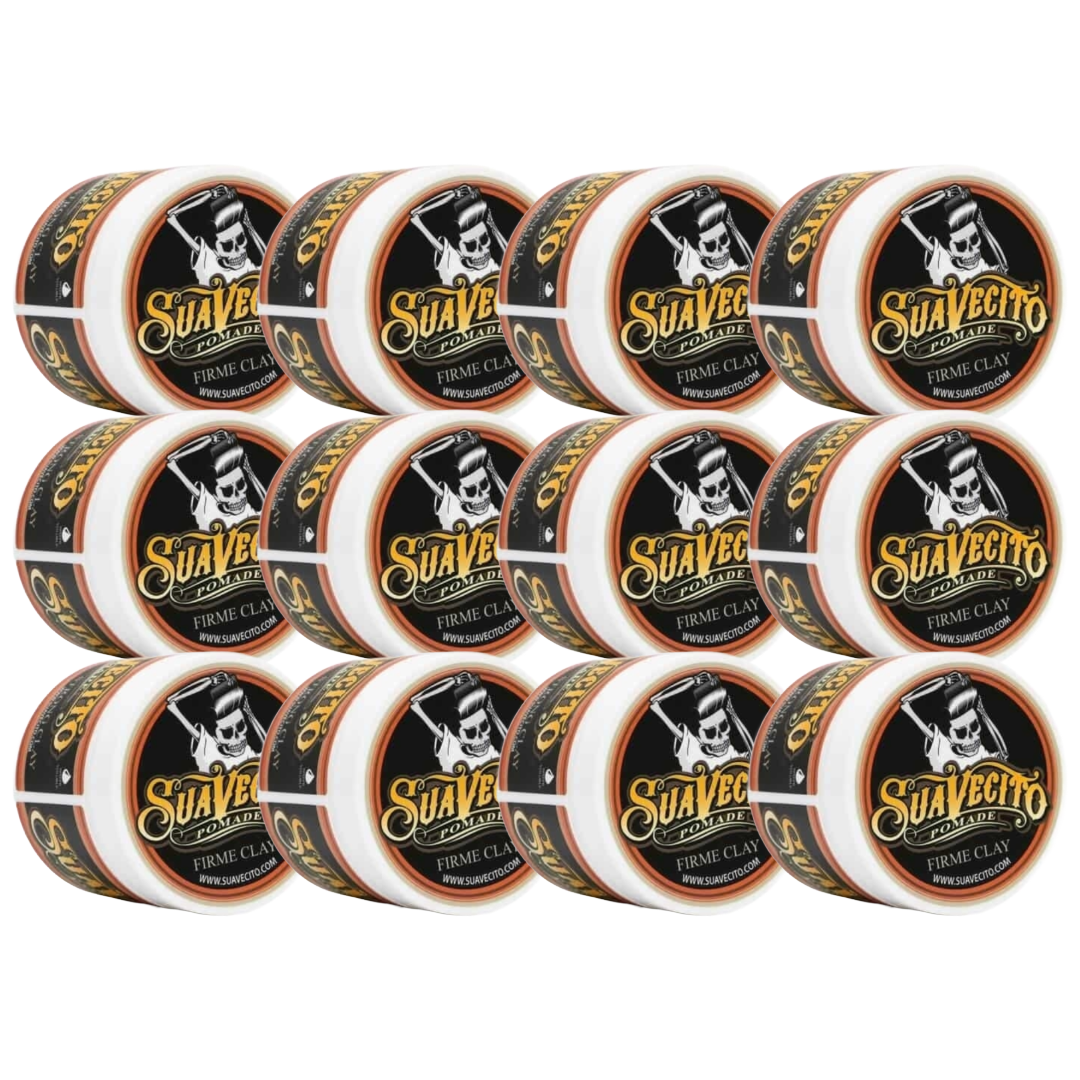 Suavecito Firme CLAY Pomade 113 g – 12er-Pack