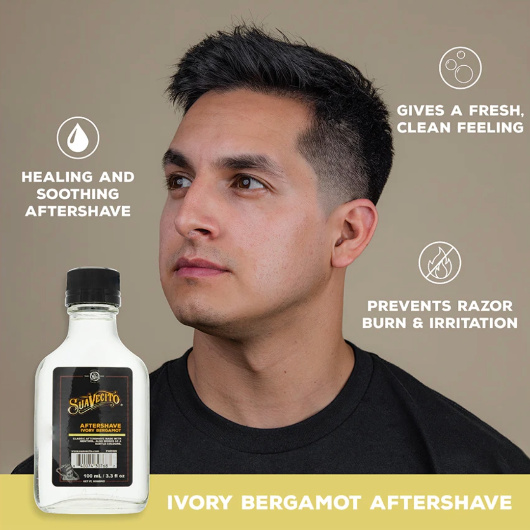 Suavecito Aftershave Elfenbein Bergamotte 100ml