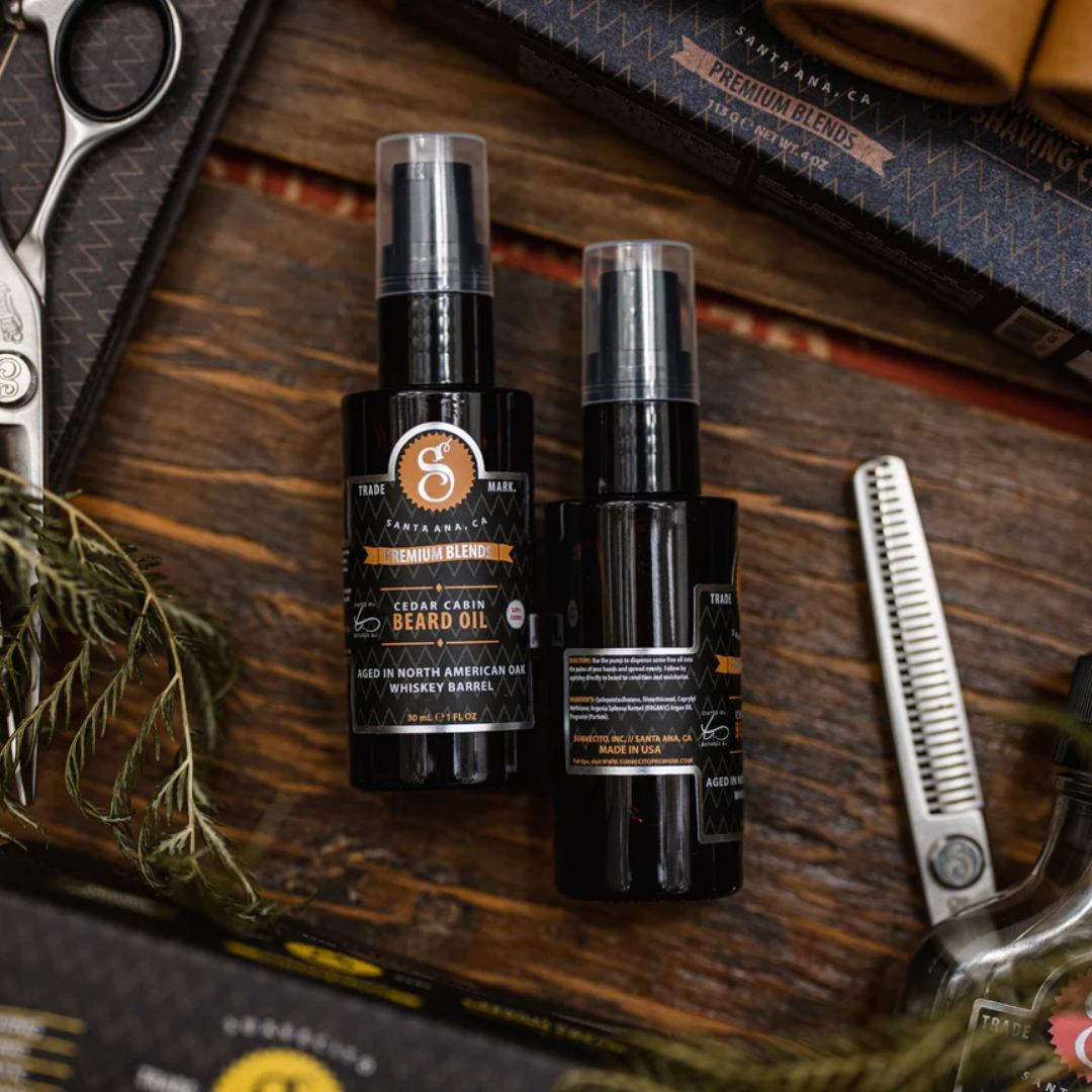 Suavecito Premium Blends Beard Oil Cedar Cabin 30ml
