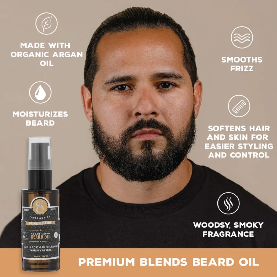 Suavecito Premium Blends Beard Oil Cedar Cabin 30ml