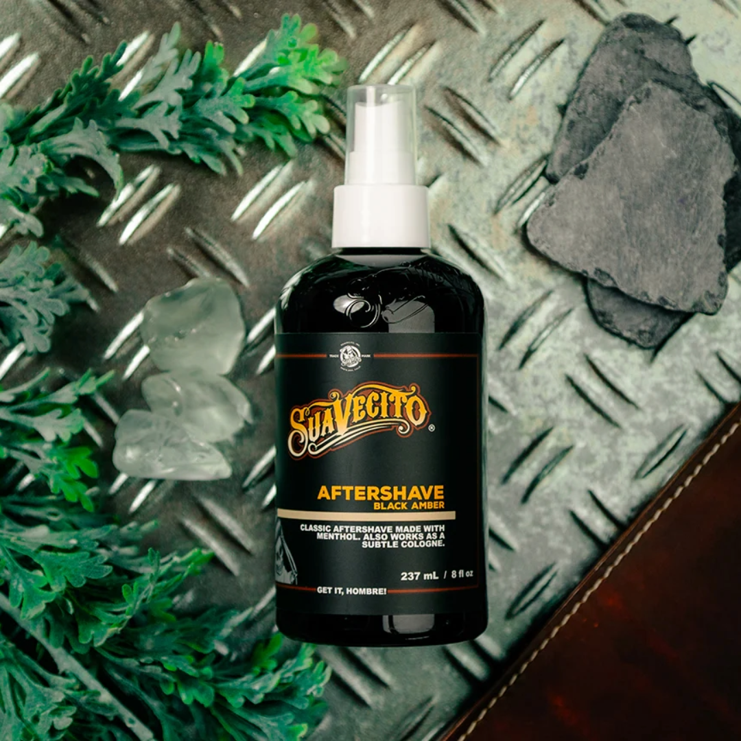 Suavecito Aftershave Schwarzer Bernstein 237ml