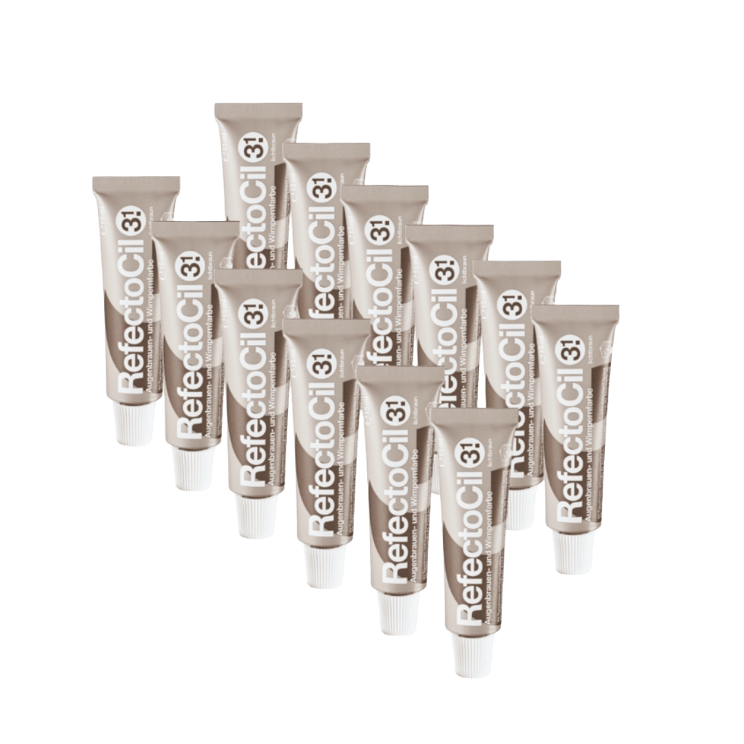 Refectocil Wimpernfarbe Nr. 3.1 Hellbraun 12er-Pack