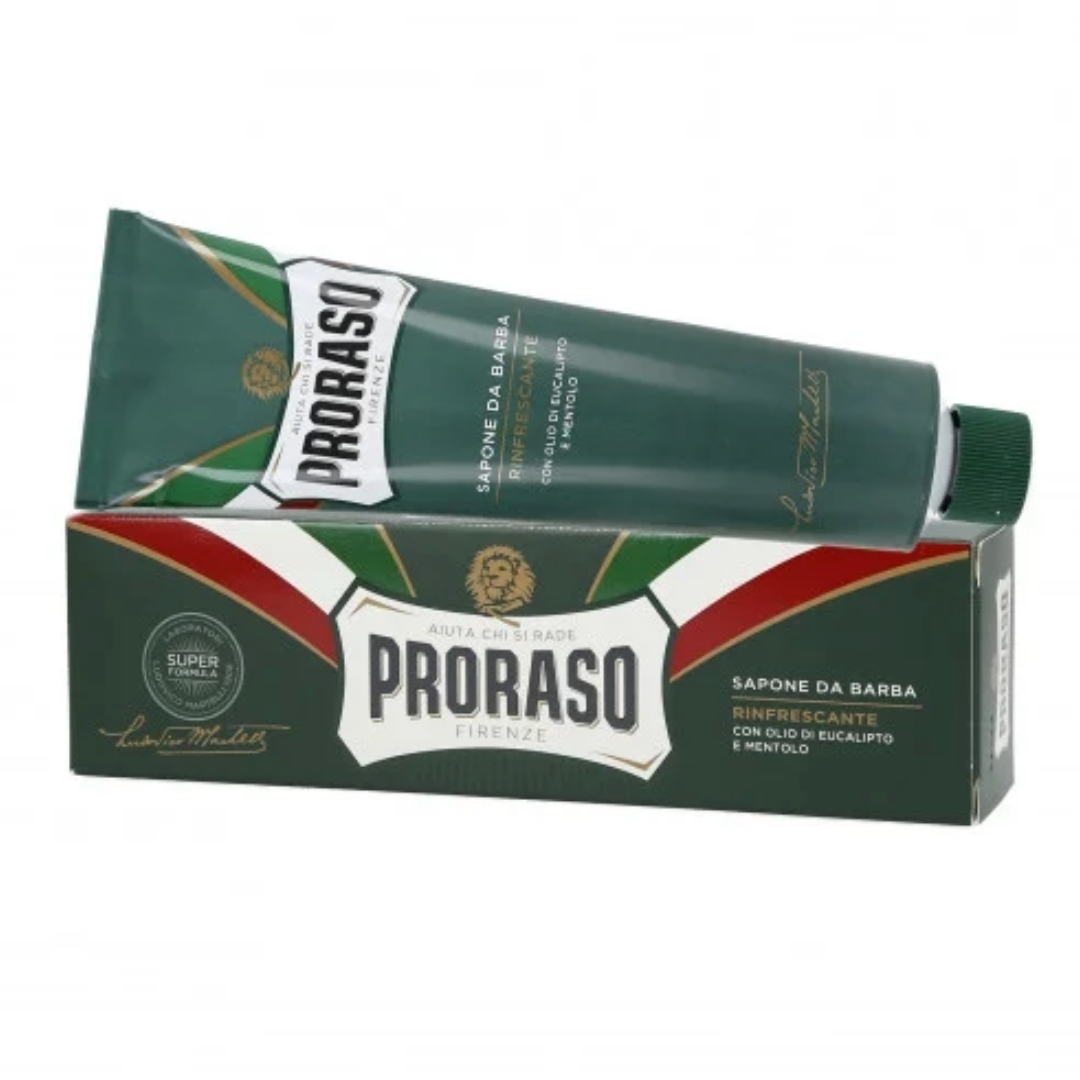 Proraso Tube Scheerschuim Groen Verfrissend 150ml