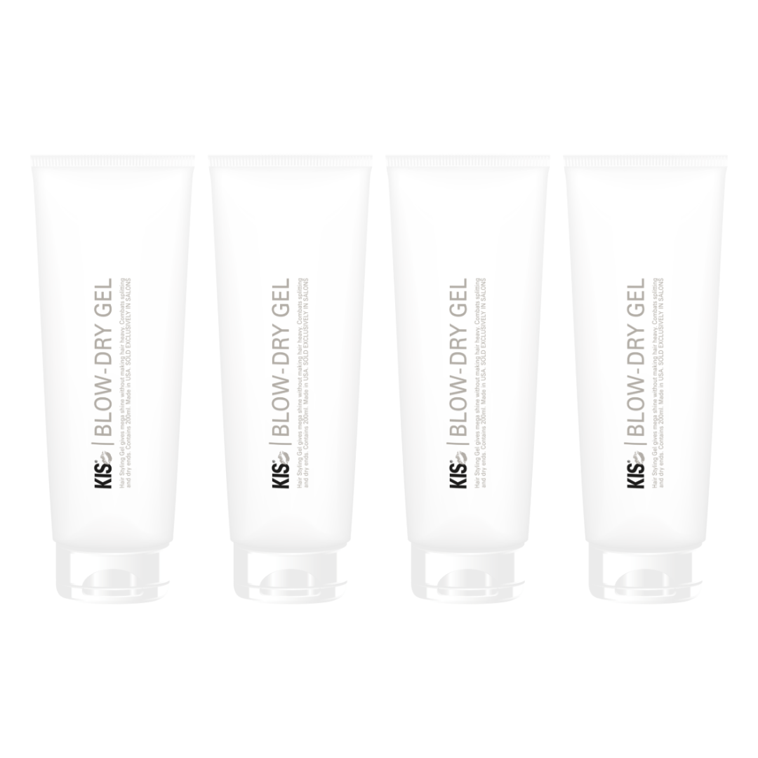 KIS Blow Dry Gel 200 ml - 4 STÜCK