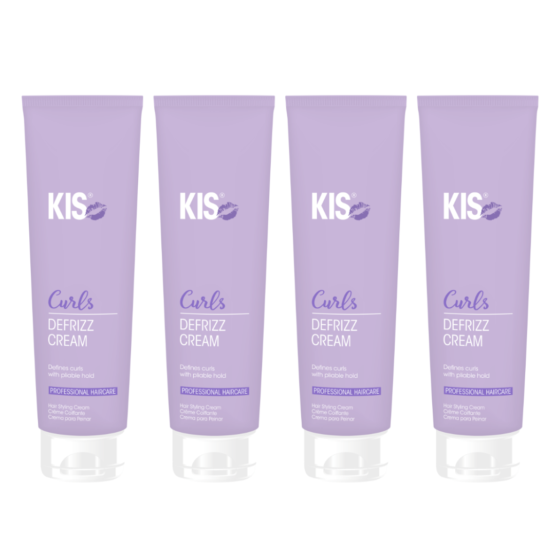 KIS Curls Defrizz Creme 150ml - 4 STÜCK