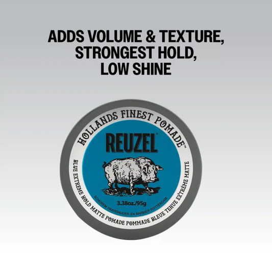 Reuzel Blue Extreme Hold Matte Pomade 95Gr.
