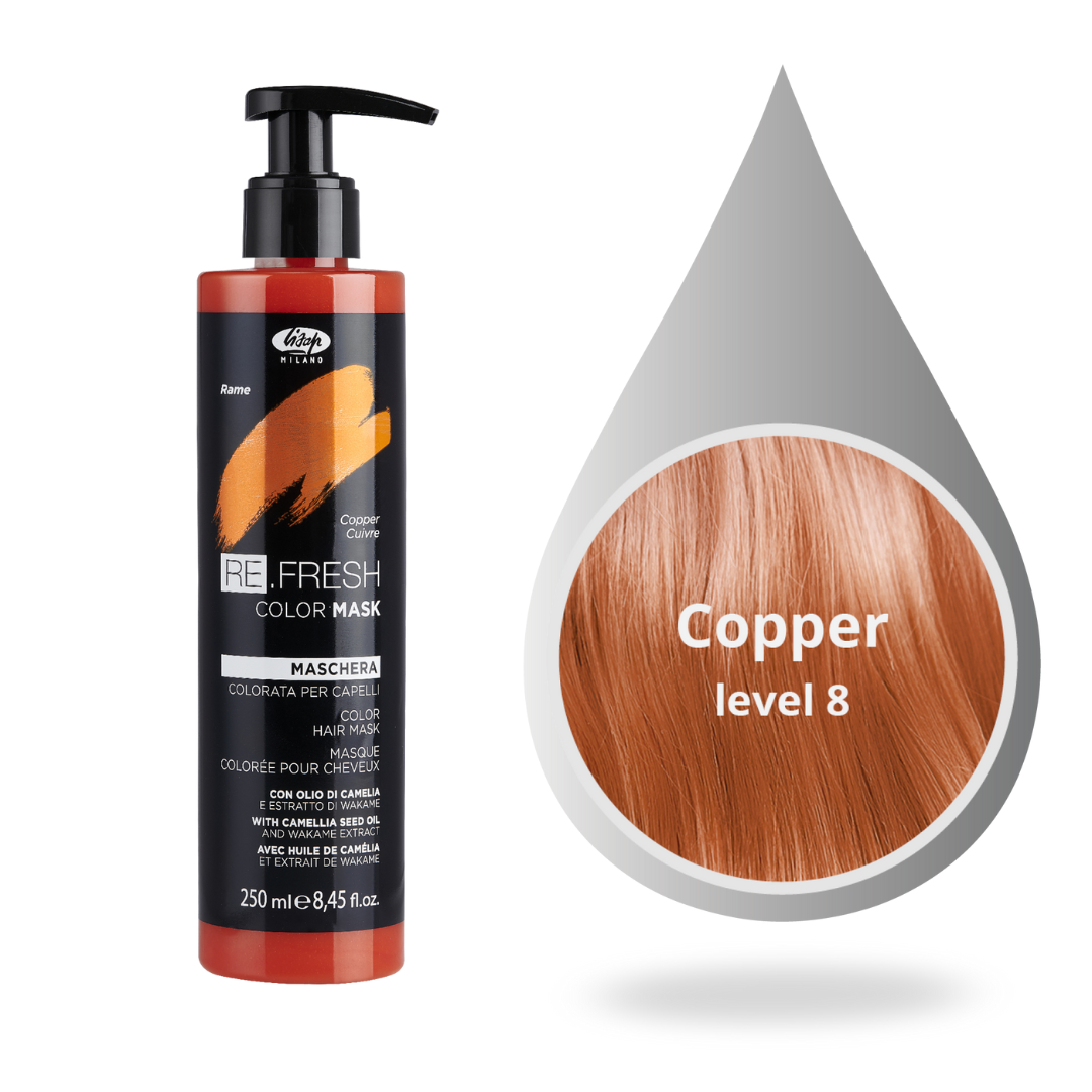 Lisap Re.Fresh Kleurmasker 250ml - KOPER