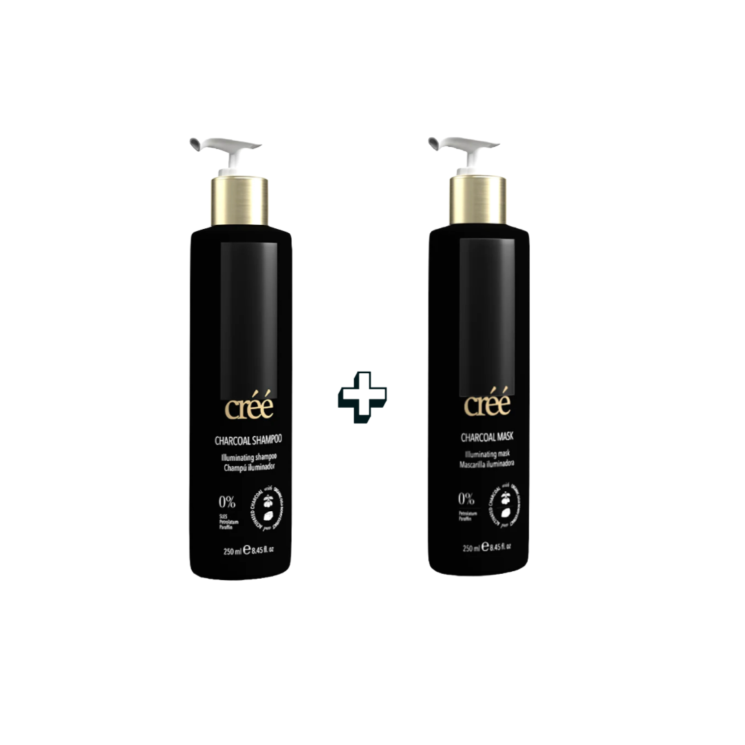 Créé Professional Aktivkohle-Shampoo + Masker 250 ml SET