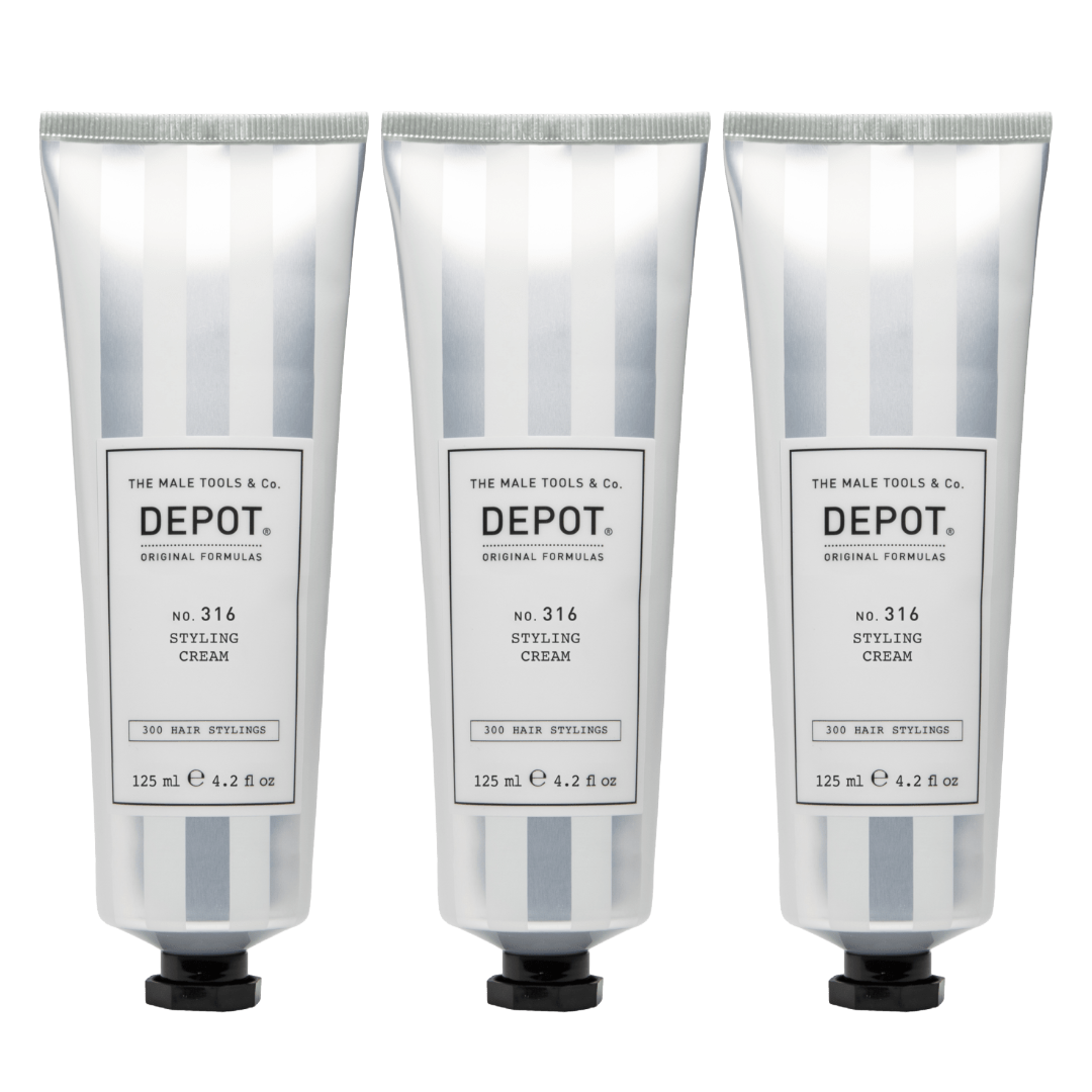 DEPOT NO.316 Stylingcreme 125ml - 3 STÜCK