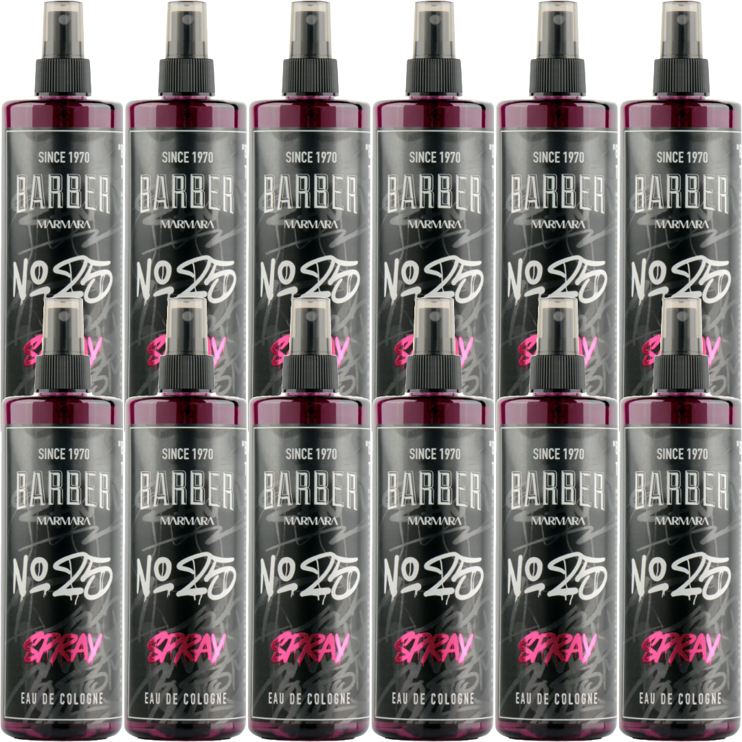 MARMARA BARBER GRAFFITI Series Spray Cologne 400ml Nr. 25 - 12 Stück