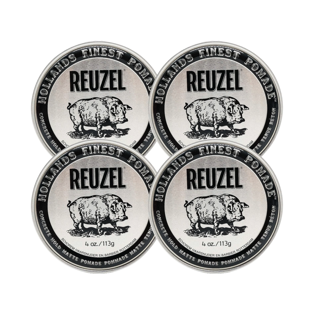 Reuzel Concrete Hold Matte Pomade 113 g – 4 Stück