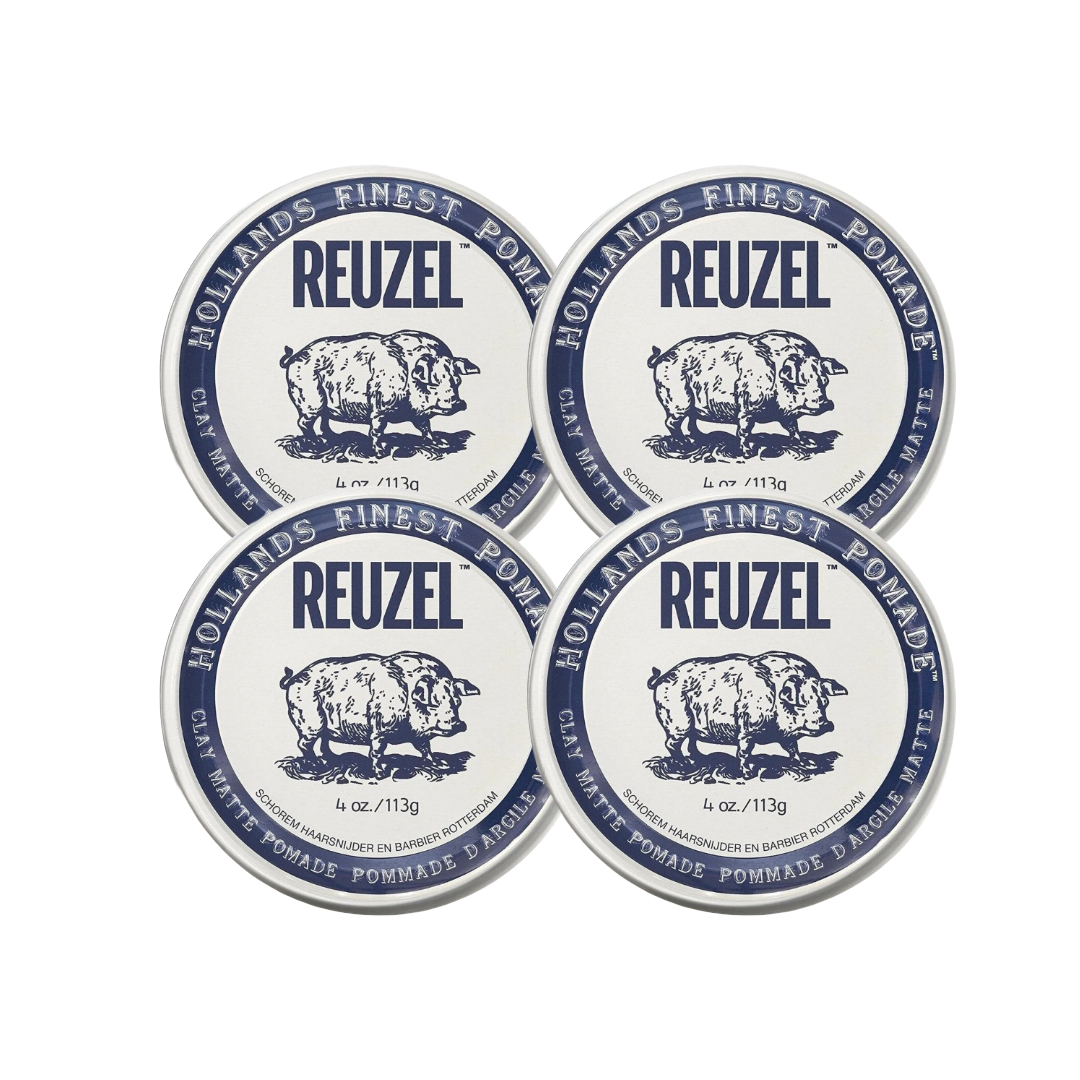 Reuzel Clay Matte Pomade 113g - 4 STUKS
