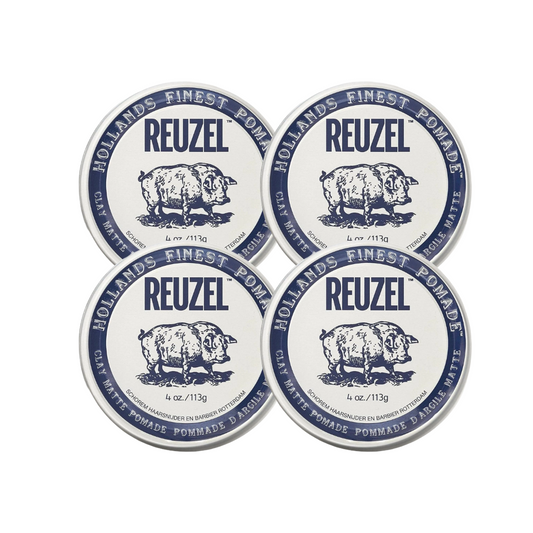 Reuzel Clay Matte Pomade 113g - 4 PIECES