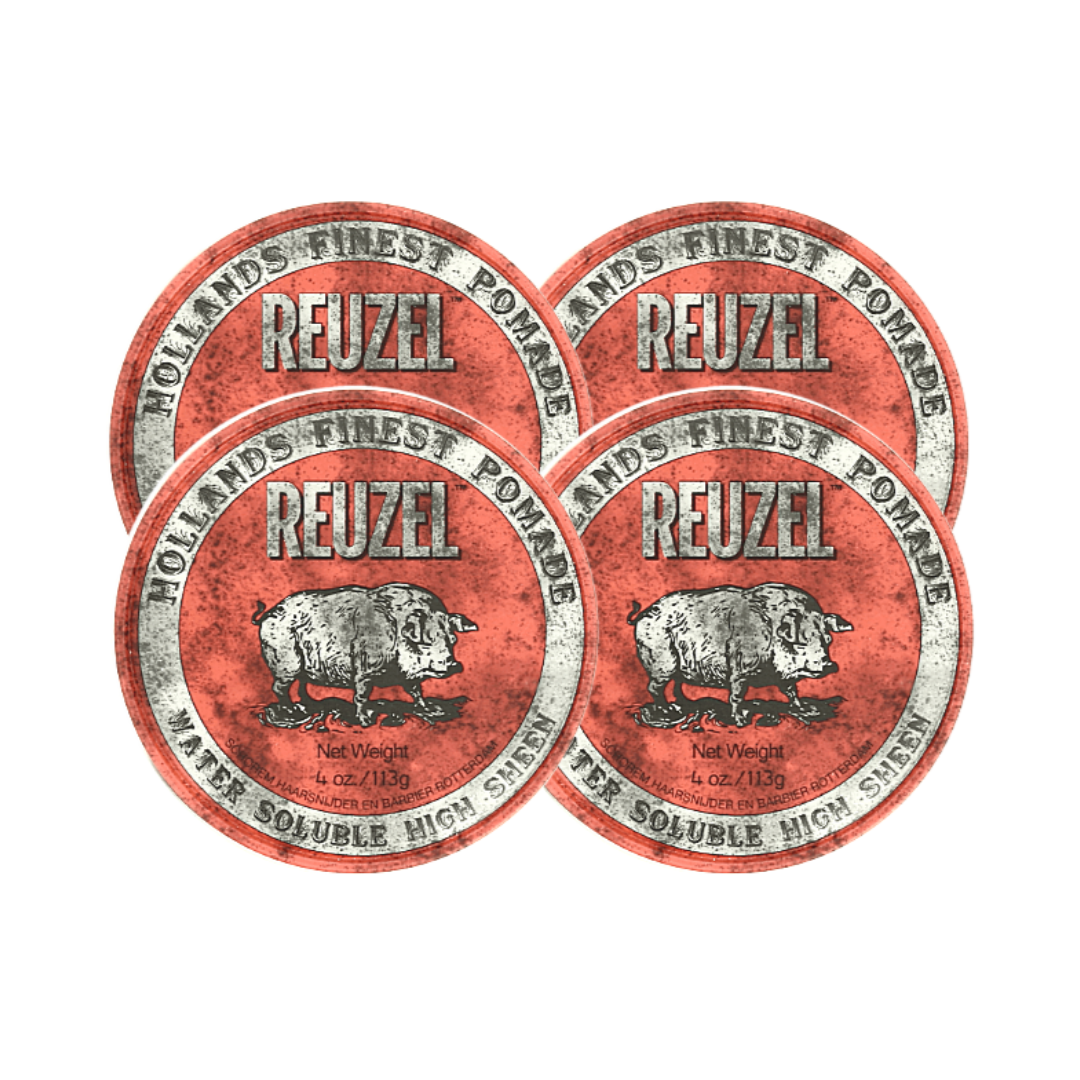 Reuzel Pomade Red High Shine 113 grams - 4 PIECES