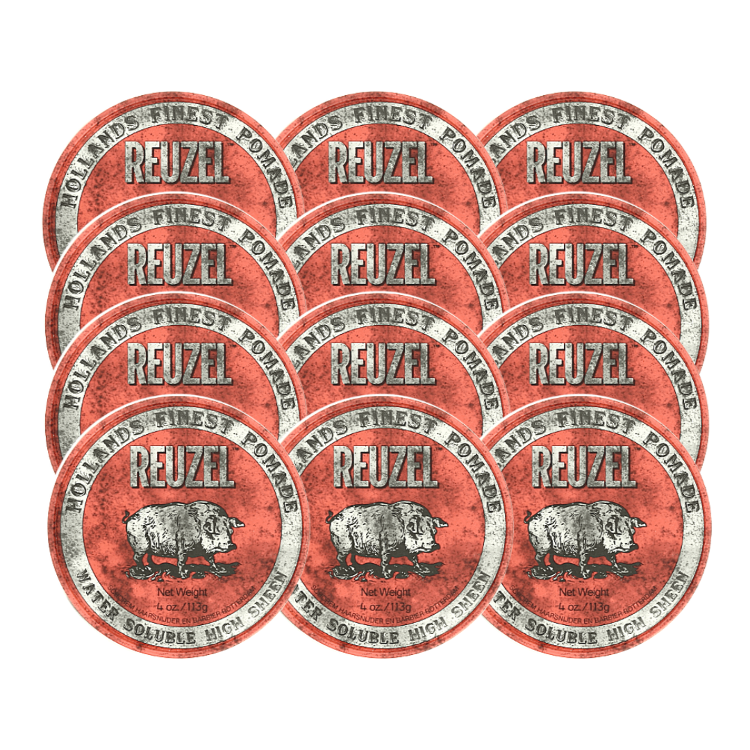 Reuzel Pomade Red High Shine 113 grams - 12 PIECES