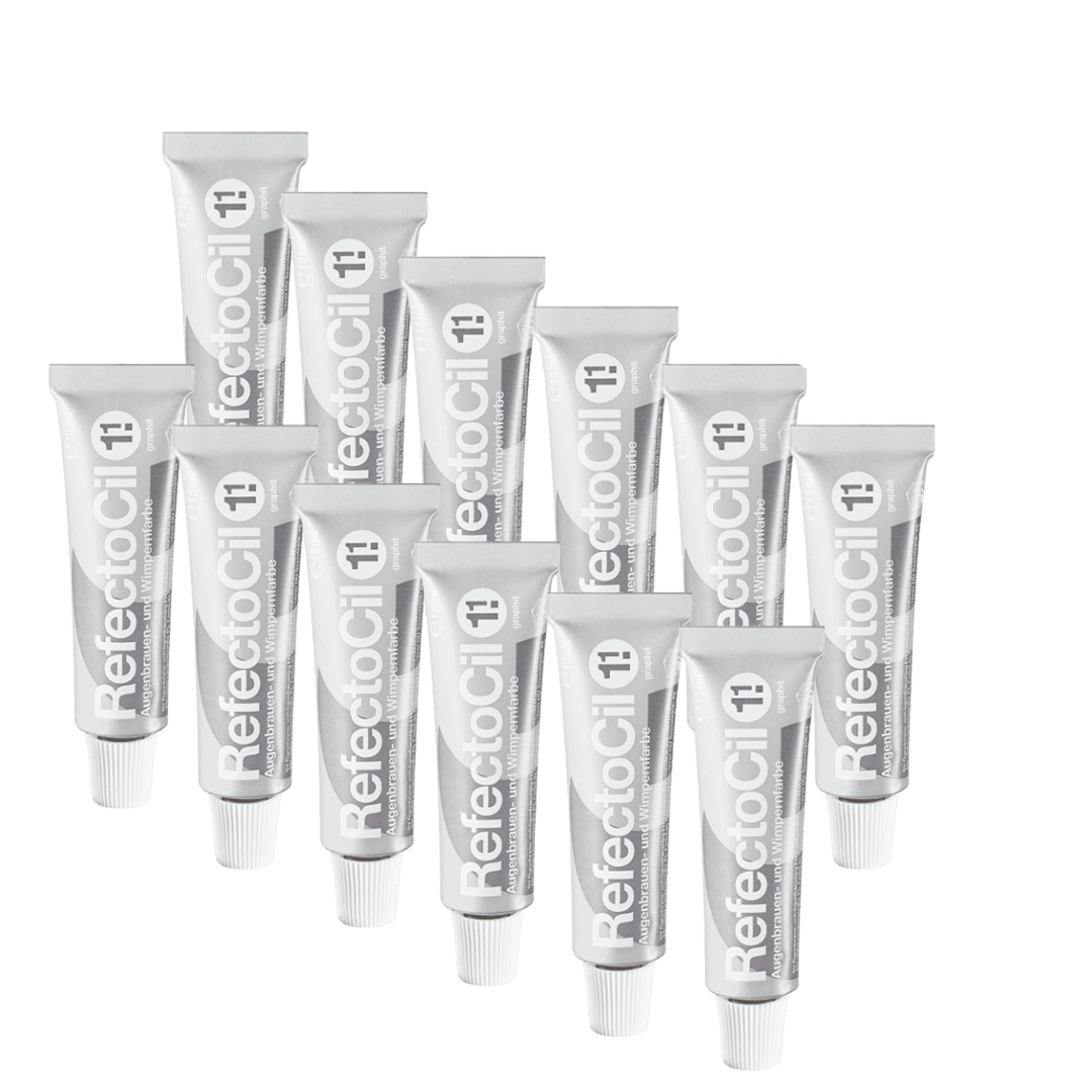 Refectocil Wimpernfarbe Nr. 1.1 Grau 12er-Pack