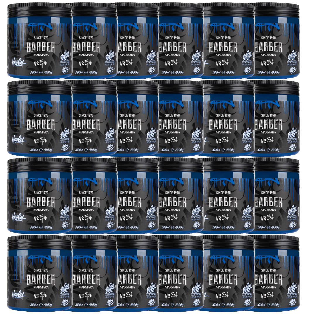 MARMARA BARBER Ultra Strong Hairgel No.34 - 500 ml - 24 PIECES