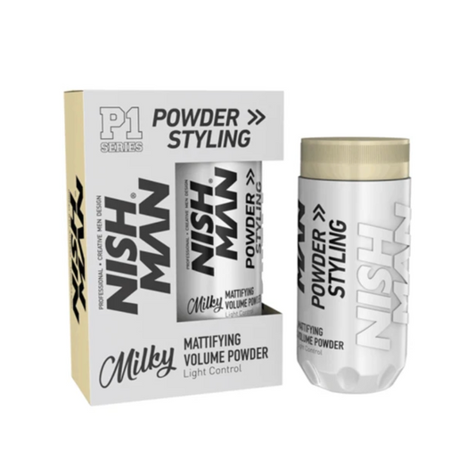 Nish Man P1 MILKY - Mattifying Volume Powder Light Control 20Gr. - 6 Pack