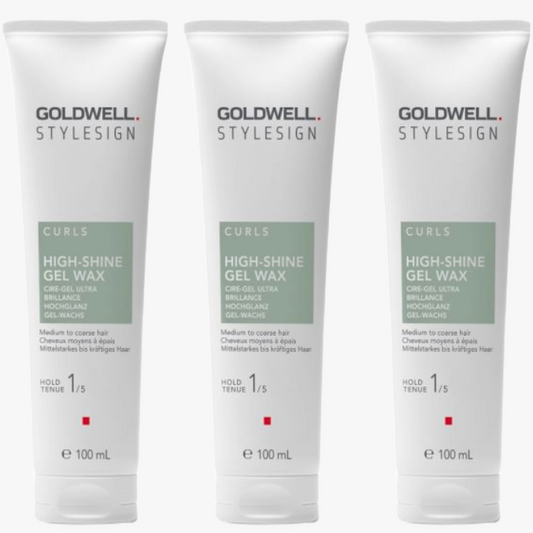 Goldwell STYLESIGN HIGH-SHINE GEL WAX 100ML - 3 PIECES