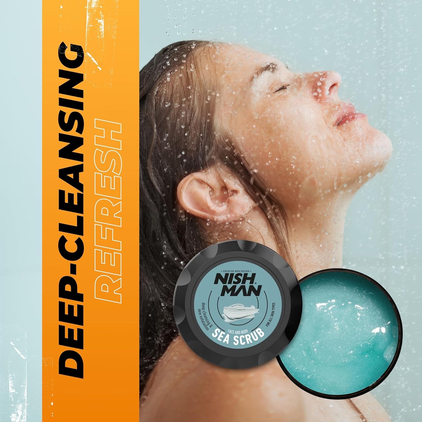 Nish Man Facial Sea Scrub 300ml