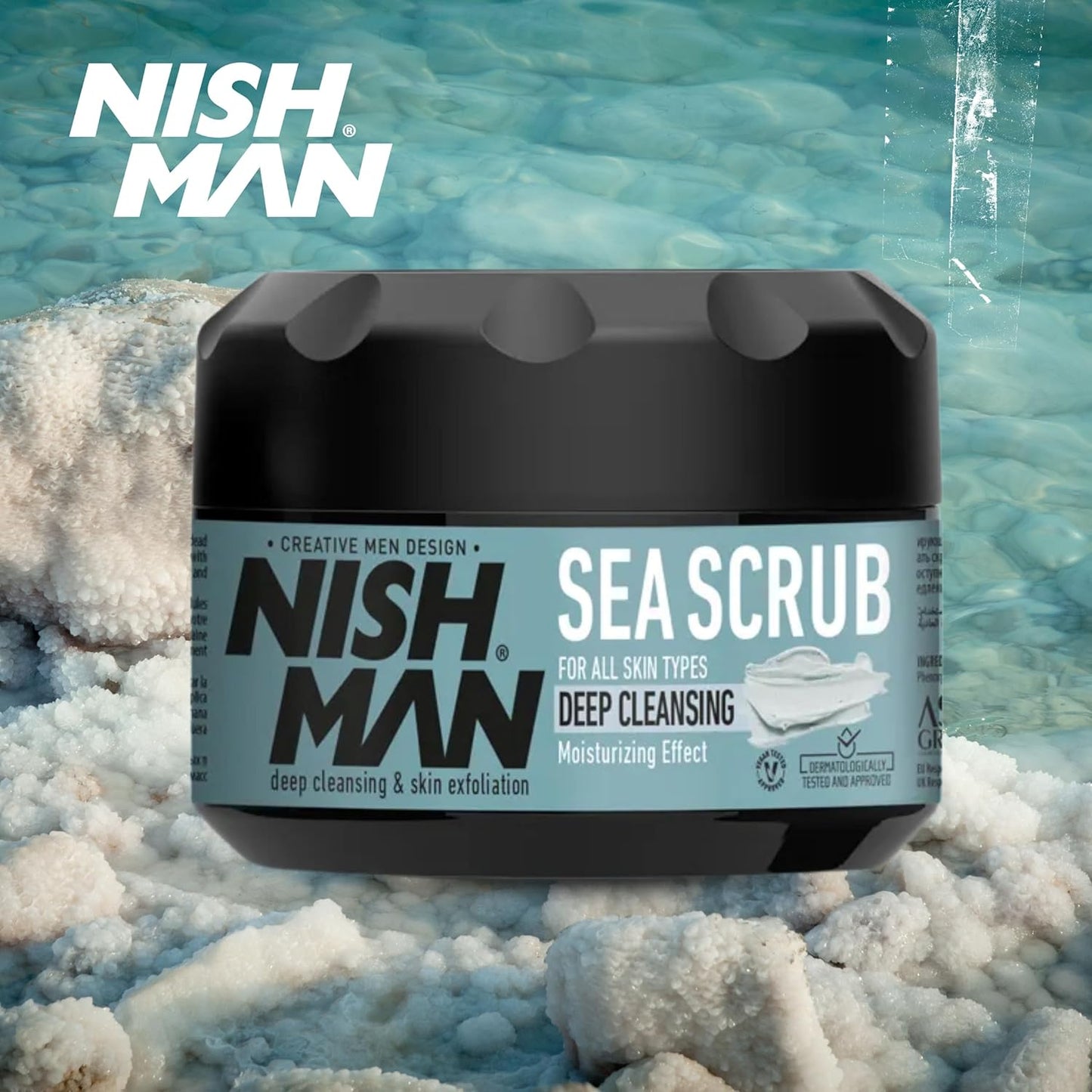 Nish Man Facial Sea Scrub 300ml