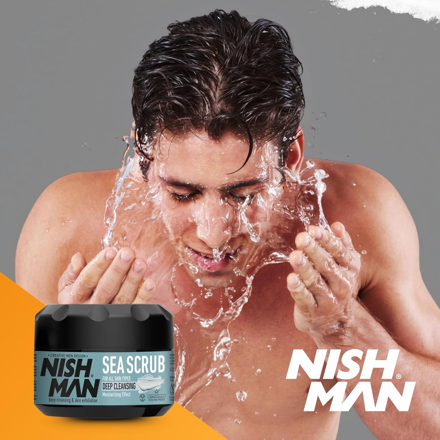 Nish Man Facial Sea Scrub 300ml