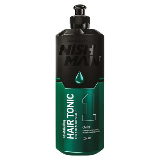 Nish Man Hair Tonic 1 Chilly 400ml - 6 Pieces