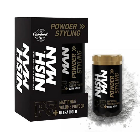 Nish Man Styling Powder 20gr P5 Ultra Hold - 6 Pack