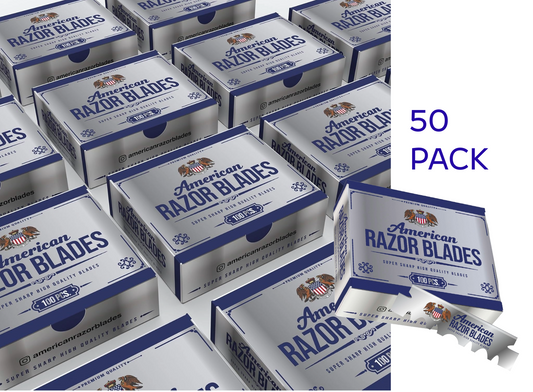 Amerikanische Rasierklingen Amerikanische Rasierklingen 50x 100 SE