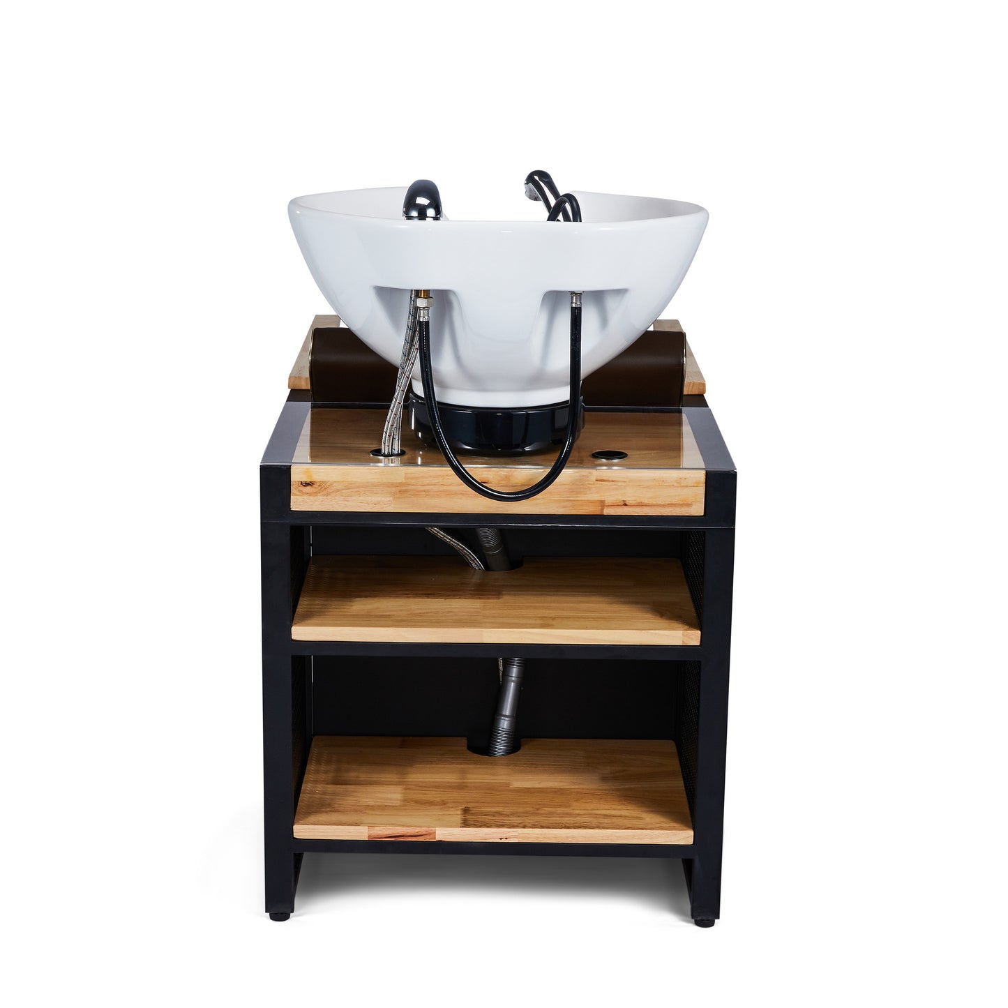 Mirplay Wascheinheit Basil mit weißem Waschbecken