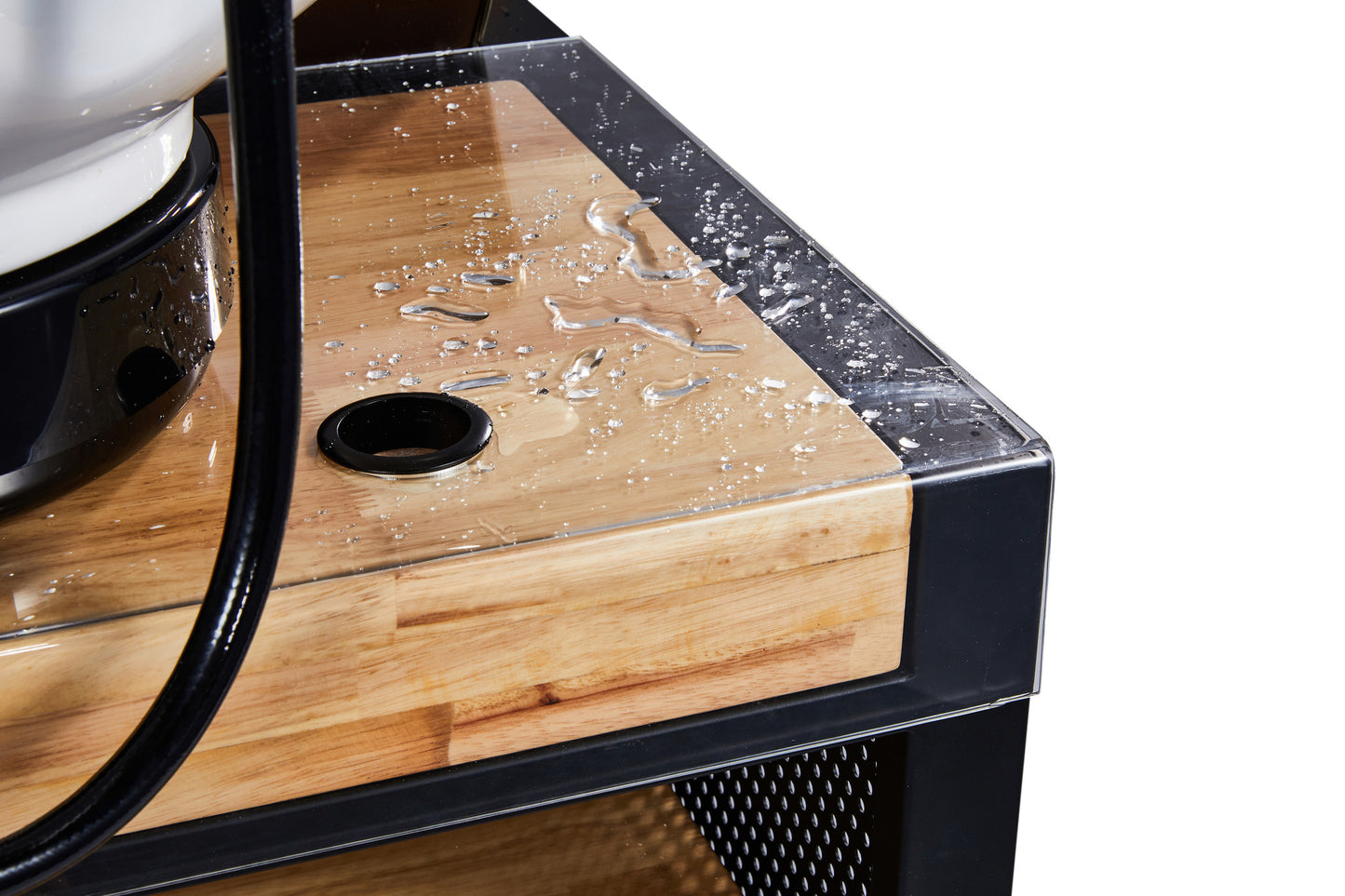 Mirplay Wascheinheit Basil mit weißem Waschbecken