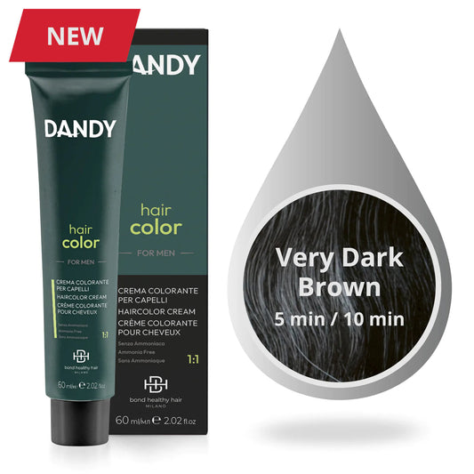 Dandy MAN HAIR COLOR 2 (ZEER DONKERBRUIN) - 60ml