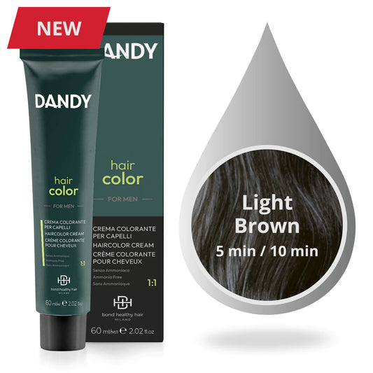 Dandy MAN HAIR COLOR 5 (LICHT BRUIN) - 60ml