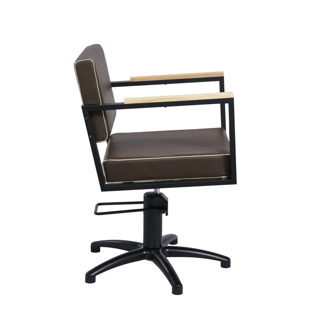 Mirplay kappersstoel Ocean op zwarte stervoet