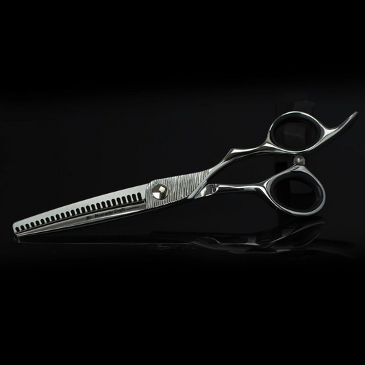 Mr Mustache Craft Silberne Coupé-Schere