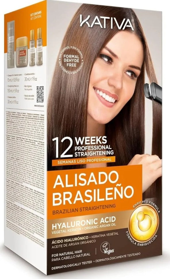 Kativa Braziliaanse gladmakende straightening systeem kit