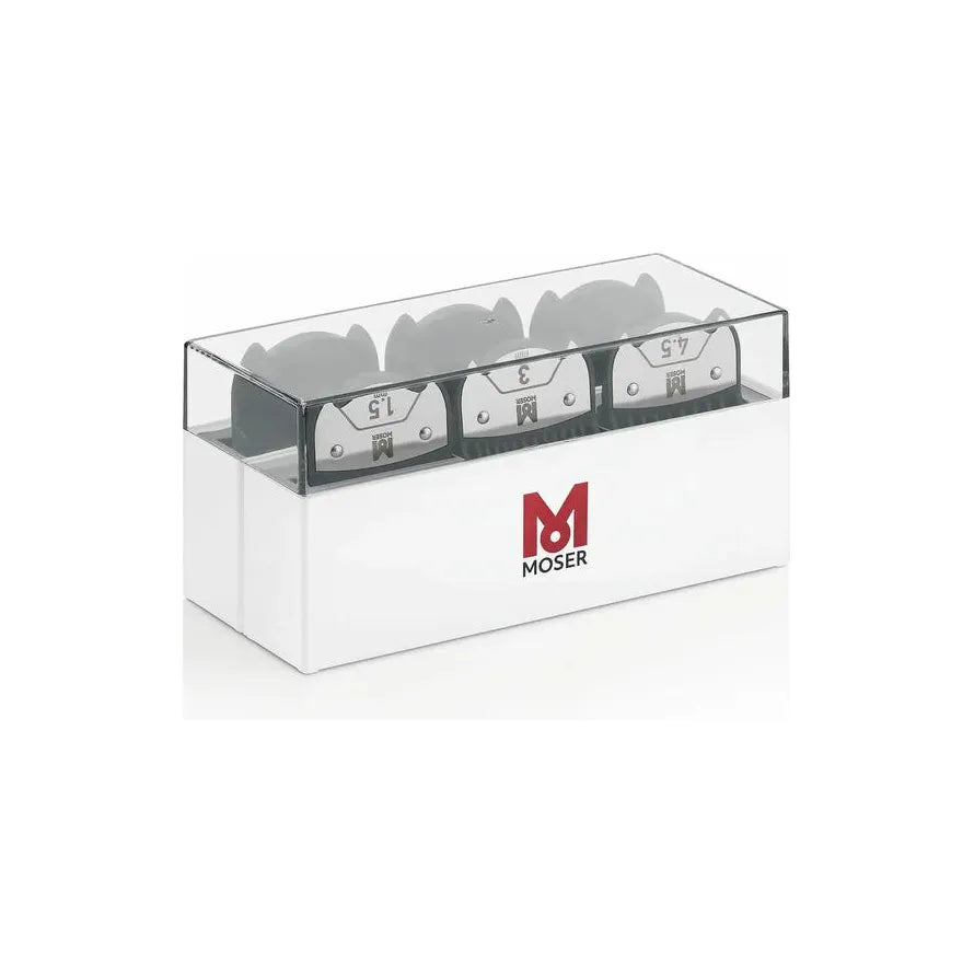 Moser Premium magnetic attachment combs SET in box 1.5/3/4.5/6/9/12 mm
