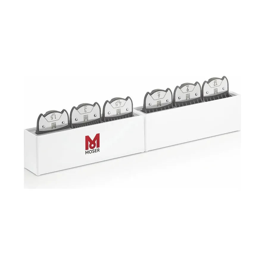 Moser Premium magnetic attachment combs SET in box 1.5/3/4.5/6/9/12 mm